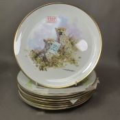Set of 8 Wedgwood David Shepherd Wildlife Collection plates - Spink Modern Collections Ltd (8).