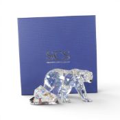 Swarovski Crystal Siku The Polar Bear (1053154) retired 2011designed by Anton Hirzinger presented in