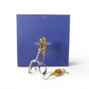Swarovski crystal Seahorses (1033926) retired 2012 designed by Dominic Schopf, part of the