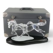 Swarovski 'The Wild Horses' (236720) retired 2001 designed by Martin Zendron, made from clear