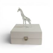 Swarovski African Wildlife Baby Giraffe (236717) retired 2007 designed by Michael Stamey presented