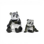 Swarovski 2008 Annual Edition Pandas Mother and Cub (900918) retired 2008, designed by Heinz