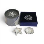 Swarovski selection of sea themed crystal creatures to include:- Starfish (679350) retired 2005