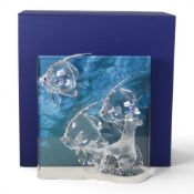 Swarovski 'Community' Plaque (854651) retired 2007 designed by Heinz Tabertshofer. The final of