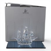 Swarovski crystal Santa Maria Ship (162882) retired 2005 designed by Gabriele Stamey 'When we were