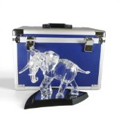 Swarovski Faceted Elephant (854407) retired 2006 designed by Heinz Tabertshofer This magnificent