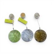 Swarovski Crystal Window Sun Catchers to include:- Circular Green Crystal Bamboo 2008 (905542),