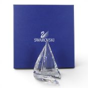 Swarovski 'When We Were Young Series', Sailing Legend Boat (619436) retired 2006 designed by