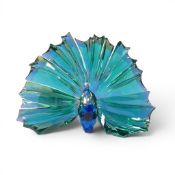 Swarovski 'Arya' Peacock (5063694) retired 2015 designed by Martin Zendron presented displaying it