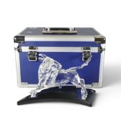 Swarovski Large Bull (6284583) retired 2004. Limited Edition 07374/10000, designed by Adi Stocker