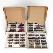 Bachmann OO gauge collectors club boxes of Wagons, Vans & Tankers. boxes contain approx. 25