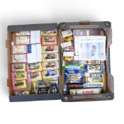 A collection of diecast vehicles to include Matchbox Y-1 Model T, Y-7 1912 Rolls-Royce, Y-4 1909