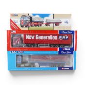 Corgi boxed pair of 1:50 Scale Haulage Vehicles to include CC12701 ERF ECS Curtainside ERF The New
