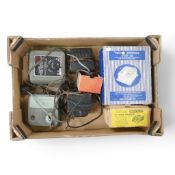 A collection of power control units from Hornby, Meccano and Tri-ang, amongst others. Untested. (1