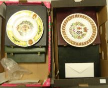 A group of six Military themed ceramic plates by Spode to include commemorative plates for The