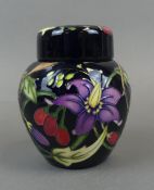 A Moorcroft limited edition Ginger Jar in the Solanum design, by Nicola Slaney, made in an edition