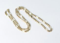 9ct gold 18 inch necklace, 8.6g.