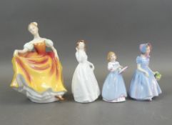 Royal Doulton lady figurines to include Autumn Attraction HN3612, Joy HN3875, early edition Wendy