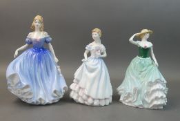 Three Royal Doulton Ladies to include Emily HN 4093, Claire HN 3646 & Melissa HN 3977, Tallest app