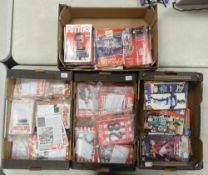 A large quantity of mainly Stoke City football programs from 1990's and early 2000's, also a