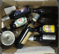 A group of sealed bottles to include a bottle of Eschenauer French wine, 2 bottle of Joules Royal