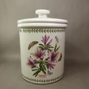 A large Portmeirion 'Botanic Garden' bread bin, height 34.5cm.