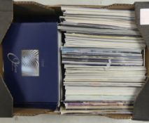 A group of Moorcroft collectors club newsletters and catalogues, also Okra Glass and Moorcroft