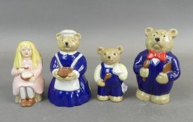 Wade Goldilocks and the Three Bears figures to include Goldilocks, Daddy Bear, Mummy Bear & Baby