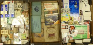 A large quantity of cigarette cards from early 1920's onwards, football trading cards, wrestling
