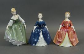 Royal Doulton lady figurines to include Debbie HN2385, Pretty Ladies, Fair Lady HN4719 and Debbie