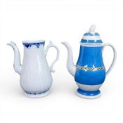 Late 18th to early 19th century Staffordshire style / possibly by Neale & Co. blue and white ceramic