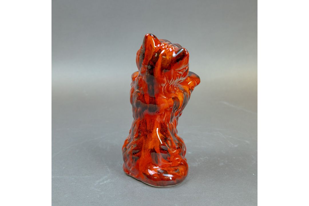 Anita Harris Flambe begging Westie / West Highland type Dog H19cm. Gold signed. - Image 5 of 6