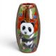 Anita Harris Panda Skittle vase H17cm. Gold signed. - Image 1 of 5