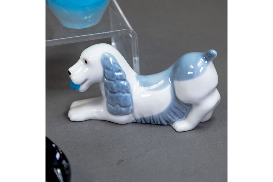A collection of Wade prototype shaped dishes from The William Harper studios, each painted in - Image 4 of 9