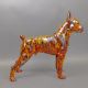 Anita Harris, huge impressive fireside model of an American Boxer Dog, H46.5cm x L49cm, Gold - Image 7 of 13