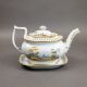 Late 18th/early 19th century porcelain teapots, of various body shapes, matching lids and five - Image 4 of 7