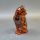 Anita Harris, Seated Cat figurine with glazed fusion Tiger effects H22cm. Gold signed. - Image 5 of 6