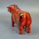 Anita Harris model of a Bull H14cm x L25cm. Gold signed. - Image 3 of 6
