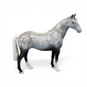 Beswick model of a Hunter horse in grey/roan gloss, model H260, h19cm.