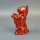 Anita Harris Flambe begging Westie / West Highland type Dog H19cm. Gold signed. - Image 4 of 6