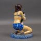 Kevin Francis figure of a girl in a bikini holding a dog, Artists Original Colourway signed Victoria - Image 4 of 5