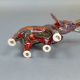 Anita Harris, stunning model of an Elephant with reactive glazes H13cm x L21cm. Gold signed. - Image 6 of 7