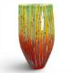 Anita Harris, large Brimstone Triangle vase, H24cm. Gold signed. - Image 1 of 6