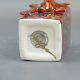 Anita Harris Tree Frog on a medium square vase H22cm. Gold signed. - Image 5 of 5