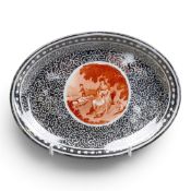 A selection of assorted 18th and 19th century tea trays in various patterns by different