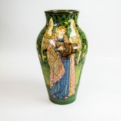 Dennis China Ware, a hand-decorated Angel Prestige vase, designed by Sally Tuffin after William