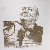 Signed Sarah Churchill Art, limited edition lithograph, part of the 'A Visual Philosophy of Sir