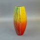 Anita Harris, large Brimstone Triangle vase, H24cm. Gold signed. - Image 2 of 6