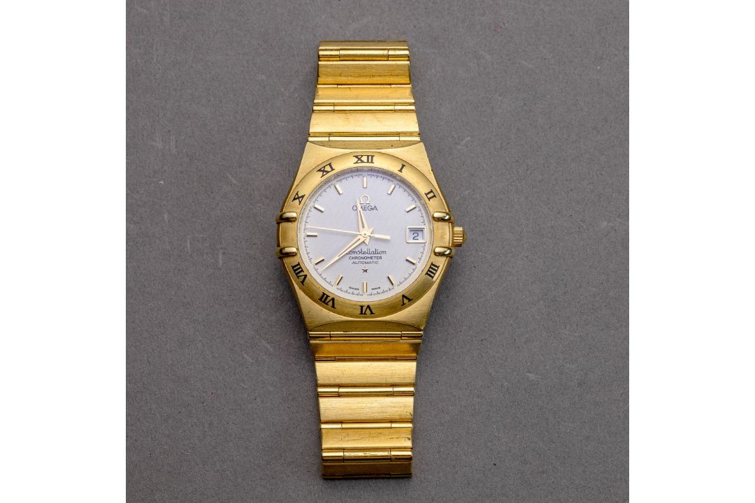18ct gold Omega Constellation Chronometer automatic wristwatch with 18ct bracelet, d.3.75cm incl. - Image 7 of 14