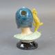 Peggy Davies rare 'Xenobia' Queen of the Nile Jug by Victoria Bourne. Original Colourway, limited - Image 3 of 5